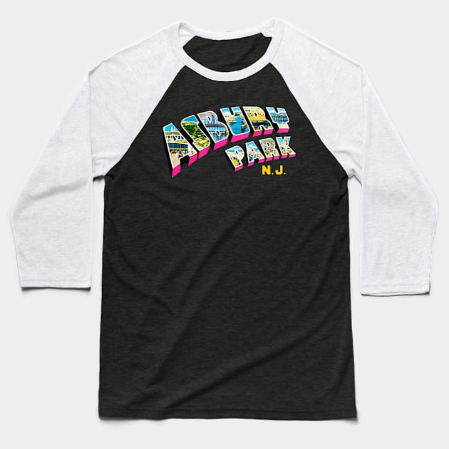 Asbury Park New Jersey Nj Baseball T-Shirt by SnugFarm